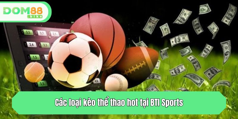Các loại kèo thể thao hot tại BTI Sports