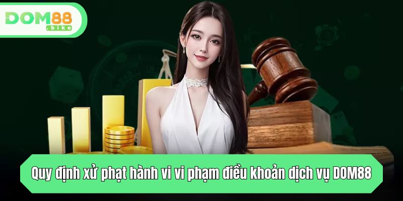 Quy định xử phạt hành vi vi phạm điều khoản dịch vụ DOM88